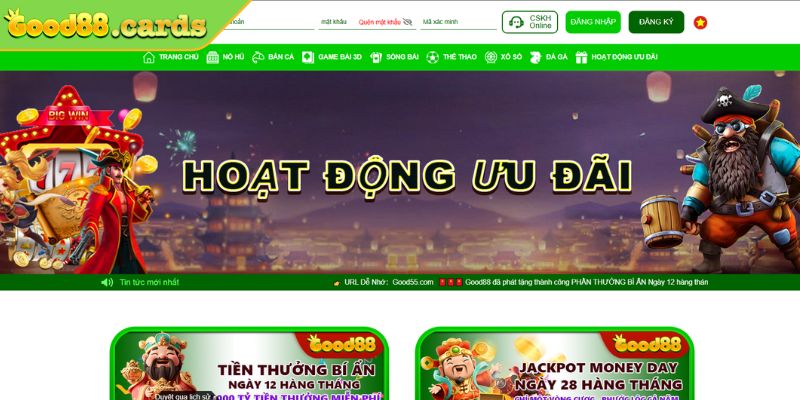 Cập Nhật Các Sự Kiện Khuyến Mãi Good88 Hấp Dẫn Nhất 2024 1 Sức hút khó cưỡng từ khuyến mãi Good88